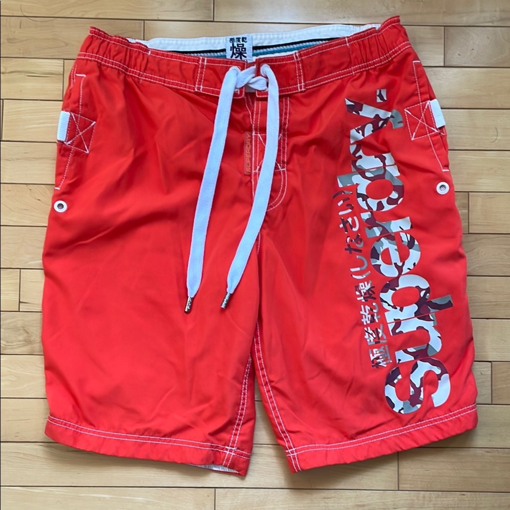 Superdry Men's Orange Swim Shorts